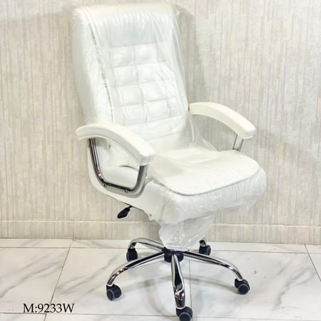 طقم 2 كراسي مكتب دوار جلد عدة ألوان