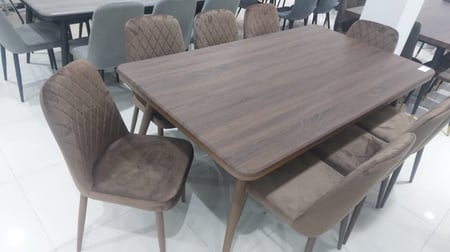 طقم طاولة وست كراسي