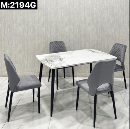 طقم طاولة طعام بورسلان 4و6و8 كراسي عدة ألوان