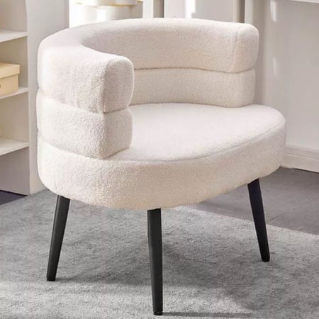 كرسي مودرن فرو أبيض