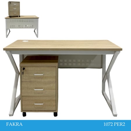 مكتب 120و140و160 سم عدة الوان