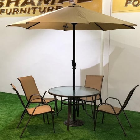 طقم جلسة خارجية تتحمل الحرارة والامطار