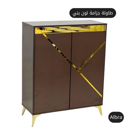 دولاب 2 درفة لون بني