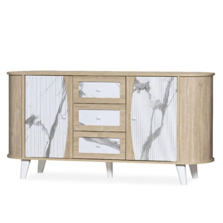 بوفيه خشب فاتح