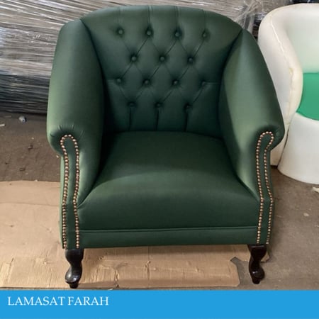 كنب جلد مودرن عدة مقاسات