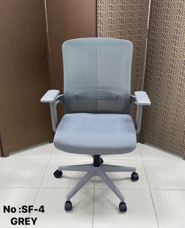كرسي مكتب رمادي