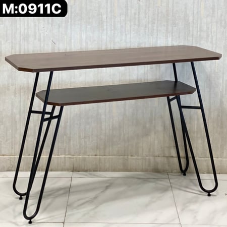 مدخل خشب بأرجل حديد عدة ألوان