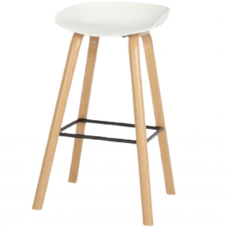 كرسي بار ابيض