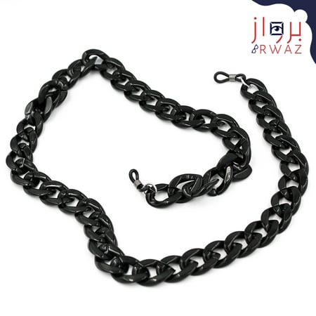 سلسلة بلاسيتك أسود