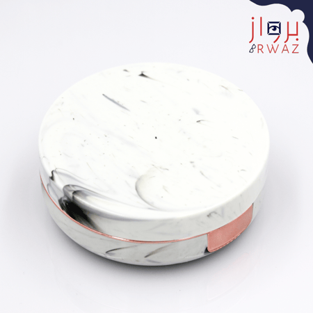 حافظة عدسات دائرية رخامية