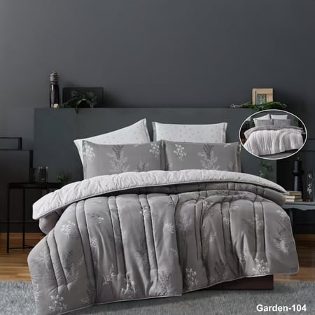 طقم مفرش سرير مزدوج 6 قطع