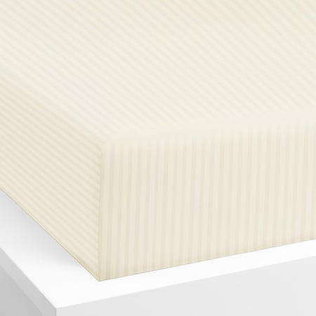 طقم مفرش بيج فندقي قطن 250 غرزة