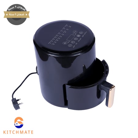 قلاية هوائية كهربائية سعة 6 لتر ماركة كتشميت لون أسود