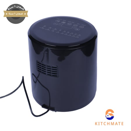 قلاية هوائية كهربائية سعة 6 لتر ماركة كتشميت لون أسود