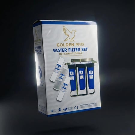 طقم غيار 3 فلاتر 20 انش مطور - فلتر الجامبو