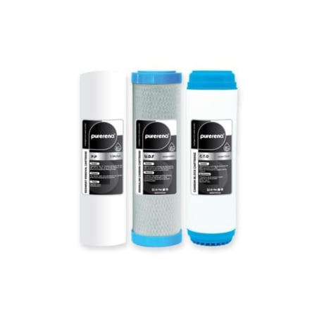 طقم ذهبي غيار اول 3 فلاتر 10 انش - فيتنامي