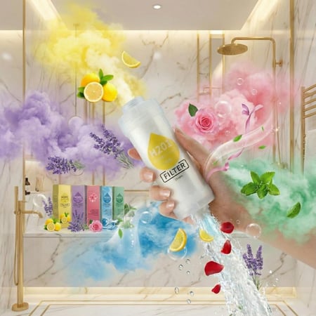 طقم فلاتر شاور مدعم بالفايتمنز والروائح المنعشة