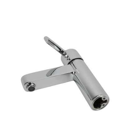 خلاط مغسلة قصير - مقبض رفيع