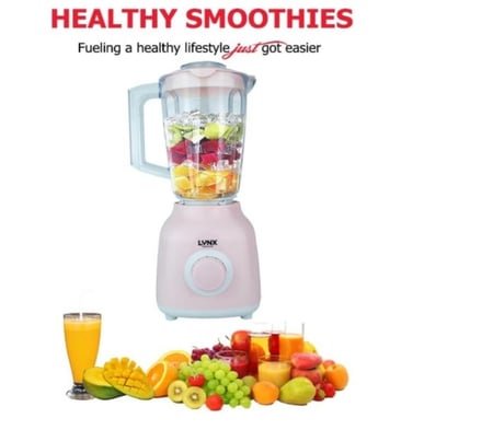 خلاط لينكس الكهربائي 2 في 1 مع مطحنة – قوة 400 وات وسعة 1.6 لتر