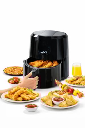 قلاية هوائية لينكس سعة 8 لتر – العملاقة لطهي صحي ومقرمش بدون زيت