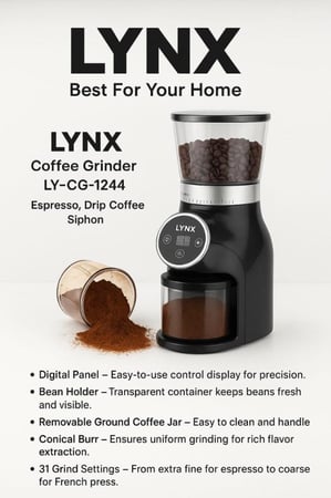 مطحنة قهوة لينكس ديجيتال قوة 300 واط