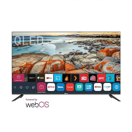 شاشة ATC  مقاس 65 بوصة QLED 4K ذكية – تجربة مشاهدة غامرة بتقنية webOS
