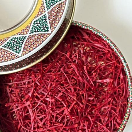 زعفران نقي افغاني درجة اولى نكهة قهوة طعم افضل مشروب  ملون طعام طبيعي