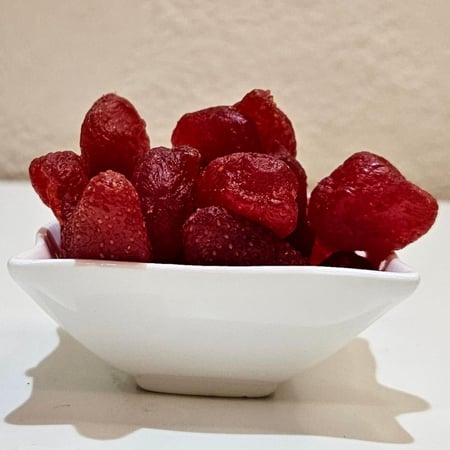 فراولة مجففة بالتجميد
