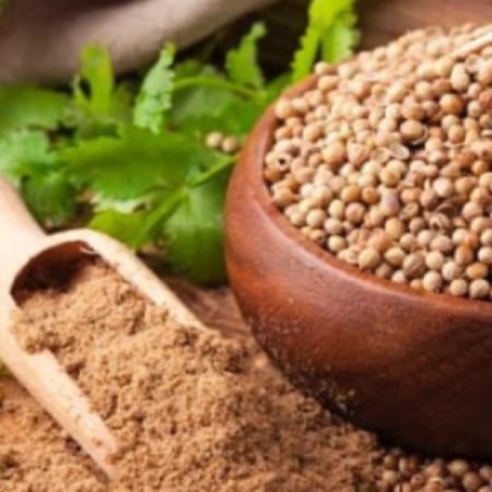 قزبر حبوب مطحون