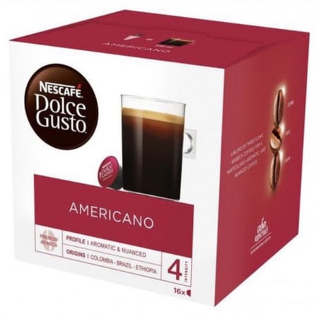 كبسولات امريكانو دولتشي غوستو DOLCE GUSTO AMERICANO