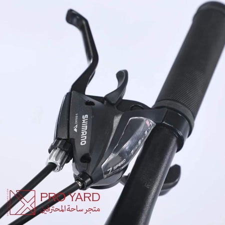 سيكل قابل للطي رياضي هجين أحمر بأسود