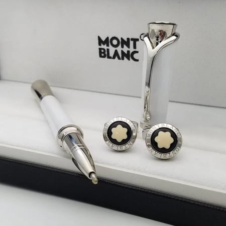 قلم وكبك مونت بلانك كلاسيك - متجر شماغ شوب