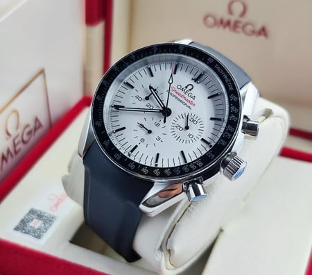 ساعة يد اوميغا الرجالية جلد - متجر شماغ شوب