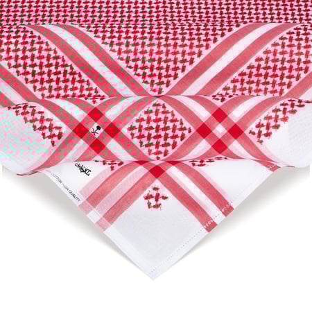 شماغ ملكي خاص 2025 من قطن طبيعي عالي الجودة وحواف مستويه و متقنة