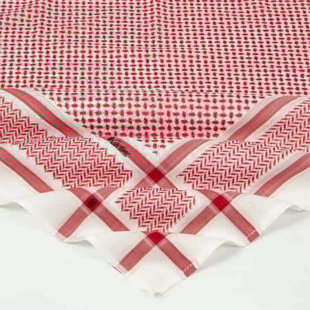 شماغ كارتير لون سكري انجليزي - متجر شماغ شوب