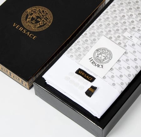 قماش فيرزاتشي صيفي أبيض - متجر شماغ شوب