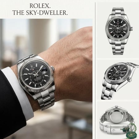 ساعة رولكس رجالي 2025 الفاخرة - متجر شماغ شوب