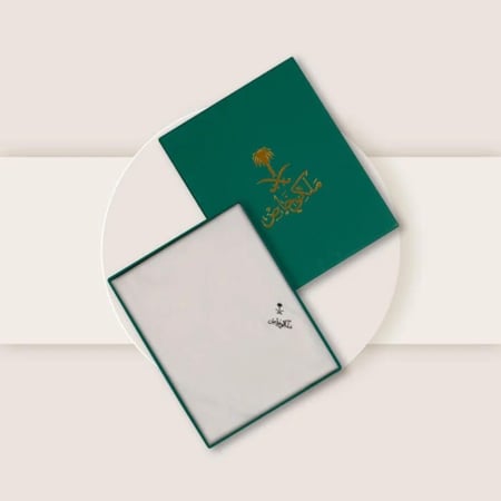 شال كشميري سادة أبيض ماركة ملكي خاص تصميم فاخر وراقي