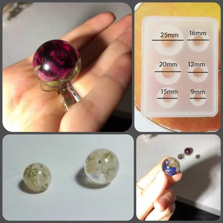 قالب سيليكون الكرات