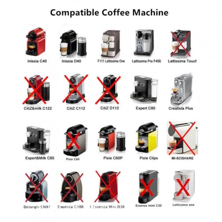 طقم 3كبسولات نسبريسو استيل مع ملعقة وفرشاة