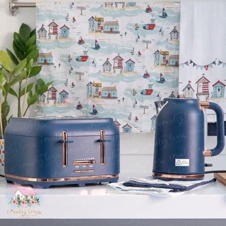 0627 توستر مميز بلون كحلي ونحاسي