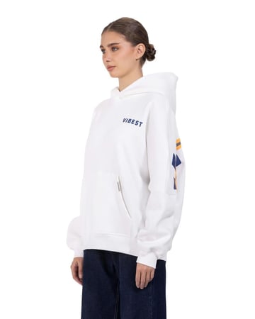 Signature White Hoodie