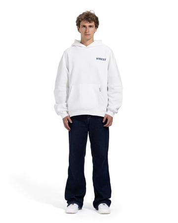 Signature White Hoodie