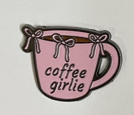 ستيكر معدني coffee girlie