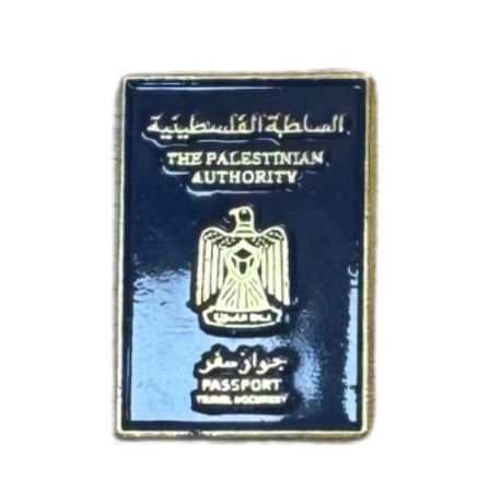 ستيكر  معدني الجواز الفلسطيني