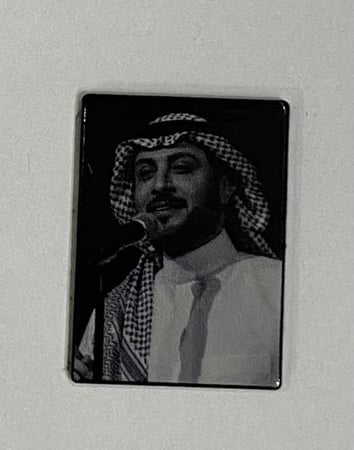 ستيكر معدني ماجد المهندس