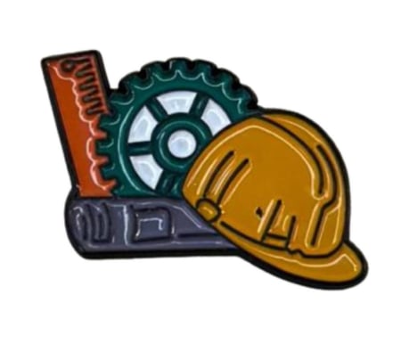 ستيكر  معدني مهندس