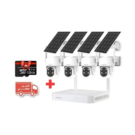 نظام كاميرات مراقبة خارجية لاسلكية متحركة