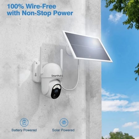 كاميرا مراقبة بالطاقة الشمسية واي فاي