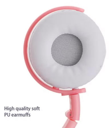 سماعة رأس بتصميم أذني قطة أخضر